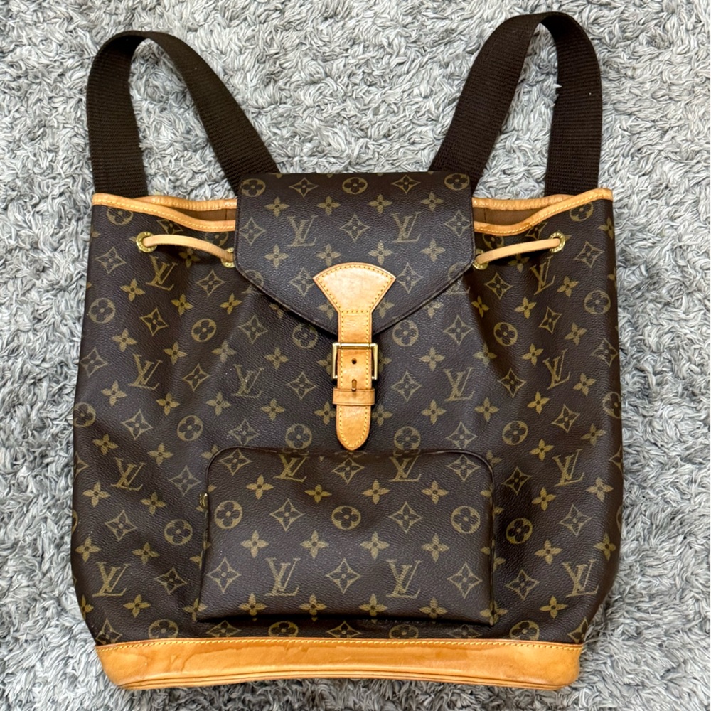 Louis Vuitton AUTHENTIC Montsouris Monogram GM Large Backpack